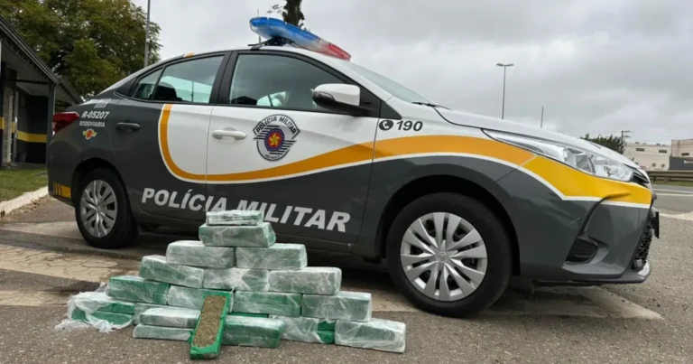 Passageiro é preso com quase 30kg de maconha dentro de ônibus intermunicipal em São Paulo