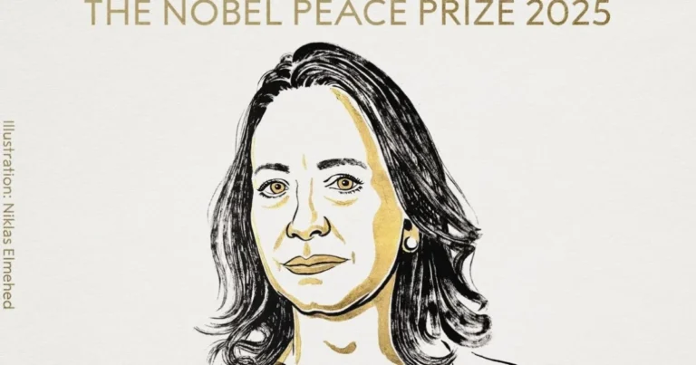 María Corina, opositora de Maduro na Venezuela, vence o Nobel da Paz