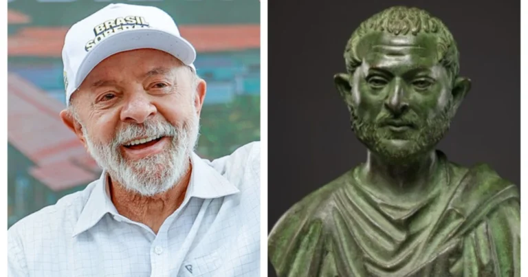 ‘Gêmeo de Lula’: escultura romana viraliza por semelhança com presidente; veja