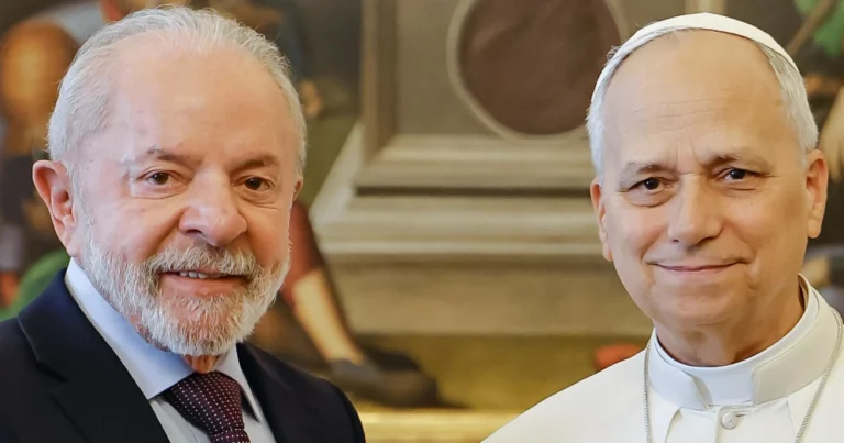Lula se reúne pela primeira vez com o Papa Leão XIV