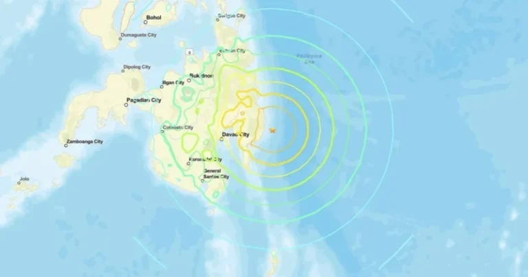 Filipinas emite alerta de tsunami após terremoto de magnitude 7,4