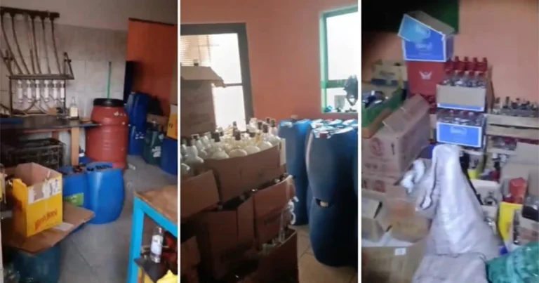 PM fecha fábrica clandestina de bebidas e apreende mais de 10 mil garrafas no interior de SP