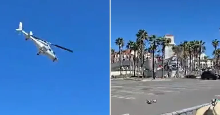 Queda de helicóptero em Los Angeles deixa ao menos cinco feridos; veja vídeo